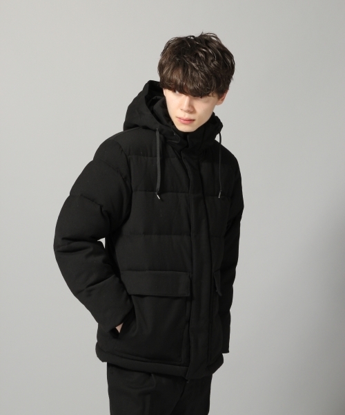 HARE(ハレ)の「ウールダウンブルゾン(HARE)(ブルゾン・メンズ・ブラック/グレー/ブラウン/レッド・LARGE/SMALL/MEDIUM)」の22枚目の写真