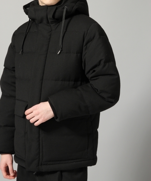 HARE(ハレ)の「ウールダウンブルゾン(HARE)(ブルゾン・メンズ・ブラック/グレー/ブラウン/レッド・LARGE/SMALL/MEDIUM)」の6枚目の写真