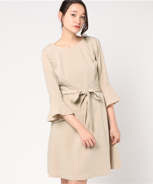 ketty（ケティ）の「スエードタッチダブルクロスワンピース（ワンピース・レディース・ネイビー/ベージュ・M(2)/L(3)）」の13枚目の写真