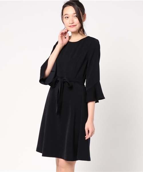 ketty（ケティ）の「スエードタッチダブルクロスワンピース（ワンピース・レディース・ネイビー/ベージュ・M(2)/L(3)）」の14枚目の写真