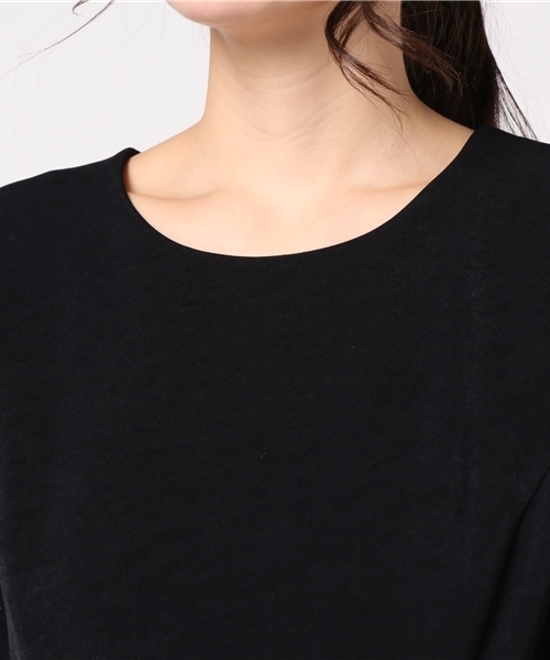 ketty（ケティ）の「スエードタッチダブルクロスワンピース（ワンピース・レディース・ネイビー/ベージュ・M(2)/L(3)）」の7枚目の写真