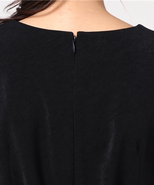 ketty（ケティ）の「スエードタッチダブルクロスワンピース（ワンピース・レディース・ネイビー/ベージュ・M(2)/L(3)）」の8枚目の写真