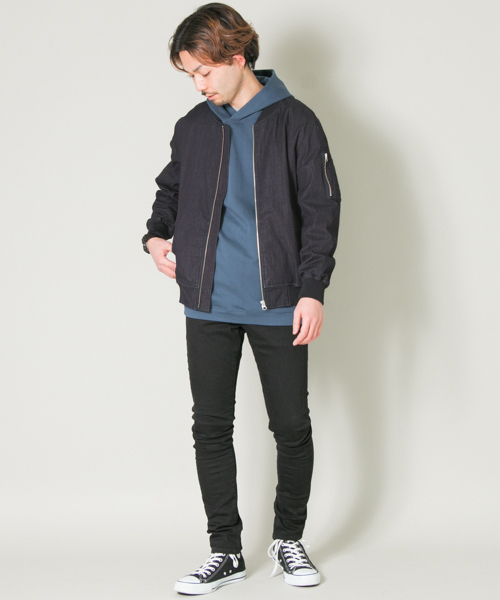 URBAN RESEARCH（アーバンリサーチ）の「UR MA-1（MA-1・メンズ・インディゴブルー/カーキ/ブラック・MEDIUM/LARGE）」の20枚目の写真