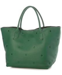 perche（ペルケ）の「ペルケ perche / 牛革ドット刺繍トートバッグ（トートバッグ）」