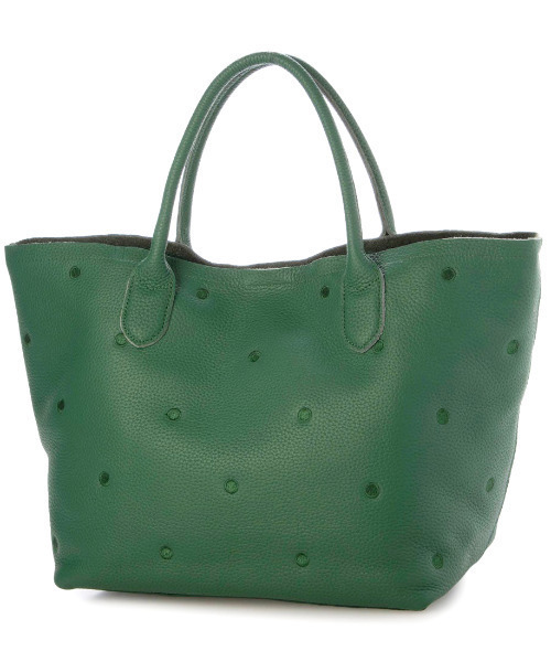 ペルケ perche / 牛革ドット刺繍トートバッグ（トートバッグ）｜perche