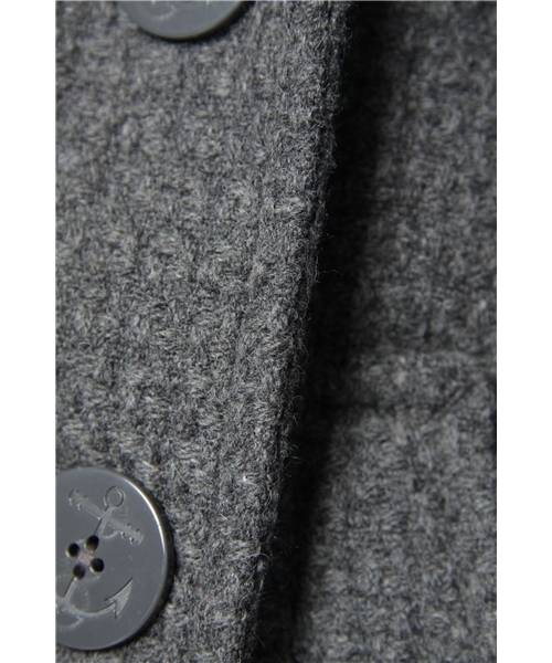 earth music&ecology（アースミュージックアンドエコロジー）の「4ﾂ釦P/ｺｰﾄ（ピーコート・レディース・チャコールグレー/ネイビー・SMALL/MEDIUM）」の9枚目の写真