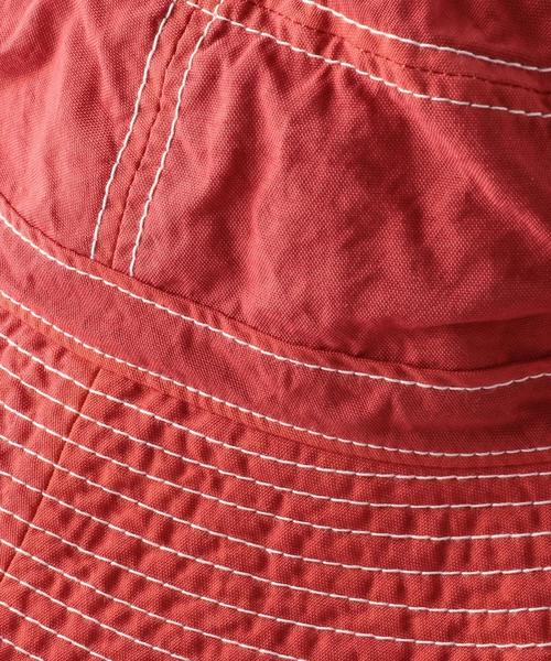Steven Alan（スティーブンアラン）の「＜Steven Alan＞ G/DYE BUCKET HAT/ﾊｯﾄ ◆（ハット・メンズ・ナチュラル/レッド/ネイビー・FREE）」の6枚目の写真