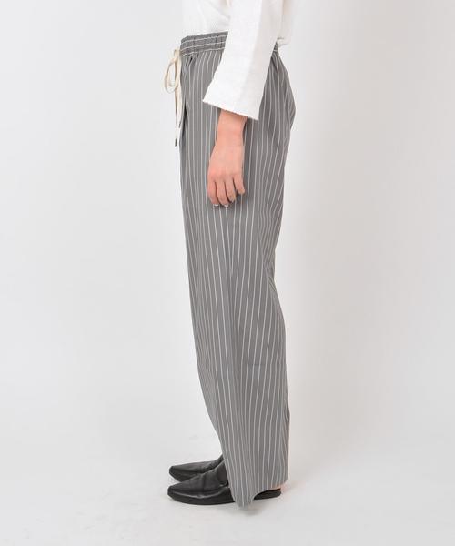 liflattie ships（リフラティ シップス）の「【手洗い可能】liflattie ships:ストライプ イージー パンツ ◇（その他パンツ・レディース・ベージュ/グレー・SMALL/MEDIUM）」の12枚目の写真