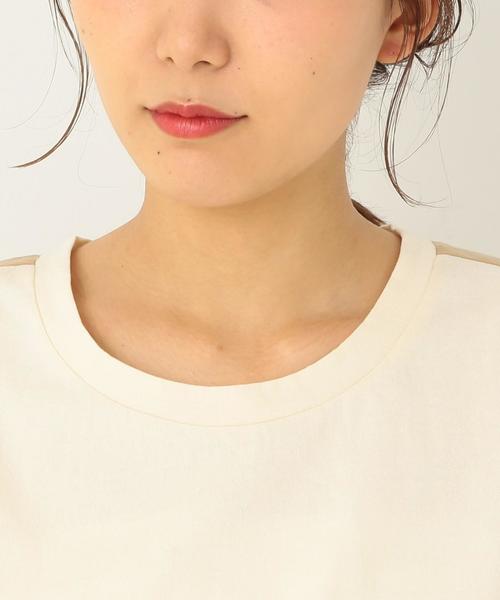 Another Edition（アナザーエディション）の「切り替えコルセットＴ ◆（Tシャツ/カットソー・レディース・オフホワイト/オリーブ・FREE）」の6枚目の写真