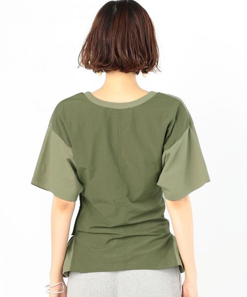 Another Edition（アナザーエディション）の「切り替えコルセットＴ ◆（Tシャツ/カットソー・レディース・オフホワイト/オリーブ・FREE）」の20枚目の写真