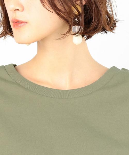 Another Edition（アナザーエディション）の「切り替えコルセットＴ ◆（Tシャツ/カットソー・レディース・オフホワイト/オリーブ・FREE）」の12枚目の写真