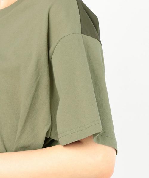 Another Edition（アナザーエディション）の「切り替えコルセットＴ ◆（Tシャツ/カットソー・レディース・オフホワイト/オリーブ・FREE）」の13枚目の写真