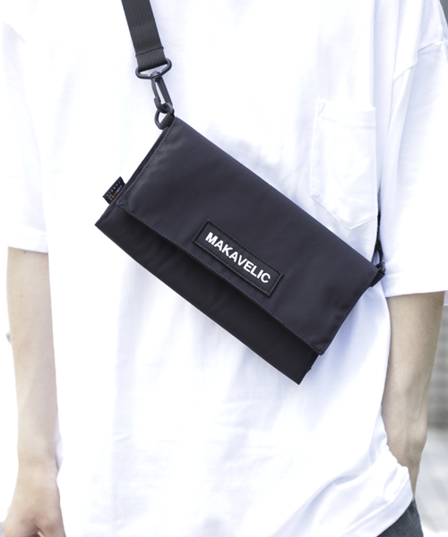 MAKAVELIC（マキャベリック）の「【MAKAVELIC】TRUCKS 2WAY SACOCHE/2WAY フラップサコッシュ/3107-10501（ショルダーバッグ・メンズ・ブラック/ネイビー・FREE）」の3枚目の写真