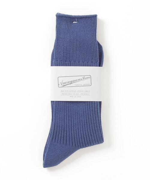 ANONYMOUSISM（アノニマスイズム）の「【ANONYMOUSISM】ブリリアントクルー/ソックス/アノニマスイズム（ソックス/靴下・メンズ・イエロー/ブルー/パープル/ホワイト/レッド/ピンク/グリーン/ミント/ベージュ/ブラック/サックスブルー/グリーン系その他/マスタード/ブルー系その他/パープル系その他/オレンジ系その他/ゴールド/カーキ/カーキ系/ネイビー系/ワイン/ラベンダー/ピンク系その他/クリーム/ブルー系その他2/イエロー系その他/サックスブルー系/ネイビー/ブルー系その他3/イエロー系その他2/パープル系その他2・FREE/25cm～27cm/23cm～25cm/23㎝～25㎝）」の13枚目の写真