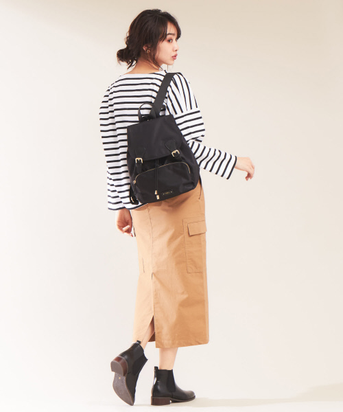 PICHE ABAHOUSE(ピシェ アバハウス)の「【WEB別注】サイドゴアブーツ(ブーツ・レディース・ダークブラウン/ブラック・MEDIUM/LARGE/SMALL)」の21枚目の写真