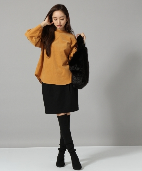 JEANASIS（ジーナシス）の「コールスタンドチュニック/772830（シャツ/ブラウス・レディース・イエロー/アイボリー・FREE）」の10枚目の写真