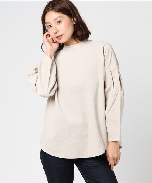 JEANASIS（ジーナシス）の「コールスタンドチュニック/772830（シャツ/ブラウス・レディース・イエロー/アイボリー・FREE）」の16枚目の写真