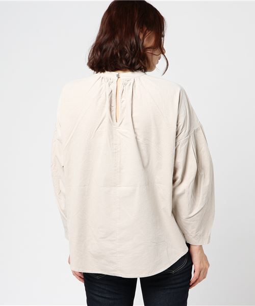JEANASIS（ジーナシス）の「コールスタンドチュニック/772830（シャツ/ブラウス・レディース・イエロー/アイボリー・FREE）」の20枚目の写真