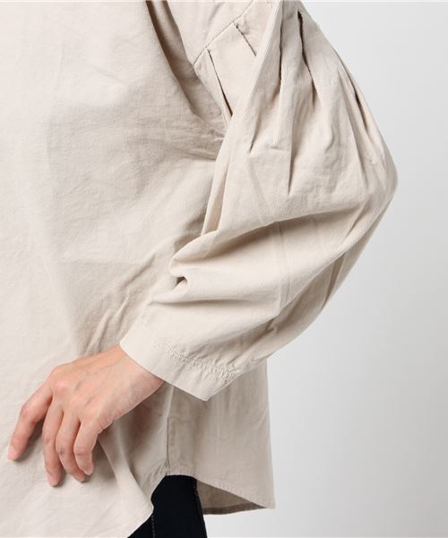 JEANASIS（ジーナシス）の「コールスタンドチュニック/772830（シャツ/ブラウス・レディース・イエロー/アイボリー・FREE）」の14枚目の写真