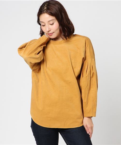 JEANASIS（ジーナシス）の「コールスタンドチュニック/772830（シャツ/ブラウス・レディース・イエロー/アイボリー・FREE）」の21枚目の写真