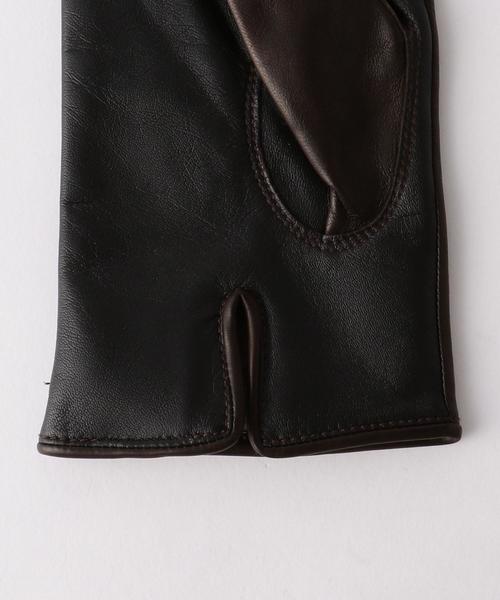 Gloves（グローブス）の「＜GLOVES＞ LAMB GLOVES/手袋 ◆（手袋・メンズ・ブラック/ブラウン・MEDIUM/SMALL）」の7枚目の写真