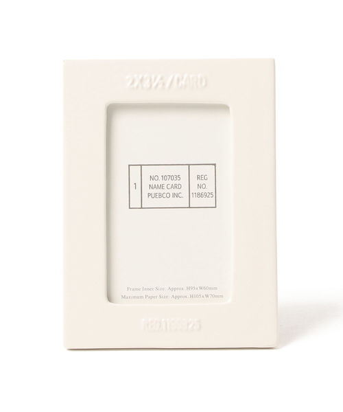puebco ceramic frame name card インテリアアクセサリー puebco