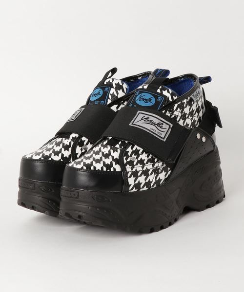 YOSUKE（ヨースケ）の「「YOSUKE/ヨースケ」厚底ベルティッドスニーカー（スニーカー・レディース・ホワイト/ブラック/シルバー/パープル系その他/ピンク系その他/ブラック×ホワイト・23/24/22.5/24.5/23.5）」の4枚目の写真