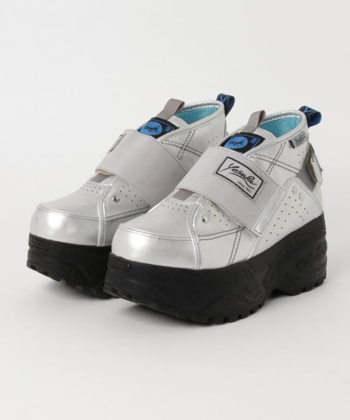 YOSUKE（ヨースケ）の「「YOSUKE/ヨースケ」厚底ベルティッドスニーカー（スニーカー・レディース・ホワイト/ブラック/シルバー/パープル系その他/ピンク系その他/ブラック×ホワイト・23/24/22.5/24.5/23.5）」の6枚目の写真