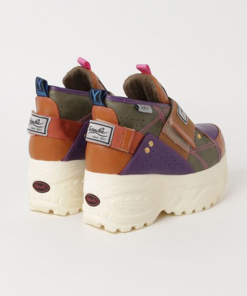 YOSUKE（ヨースケ）の「「YOSUKE/ヨースケ」厚底ベルティッドスニーカー（スニーカー・レディース・ホワイト/ブラック/シルバー/パープル系その他/ピンク系その他/ブラック×ホワイト・23/24/22.5/24.5/23.5）」の7枚目の写真