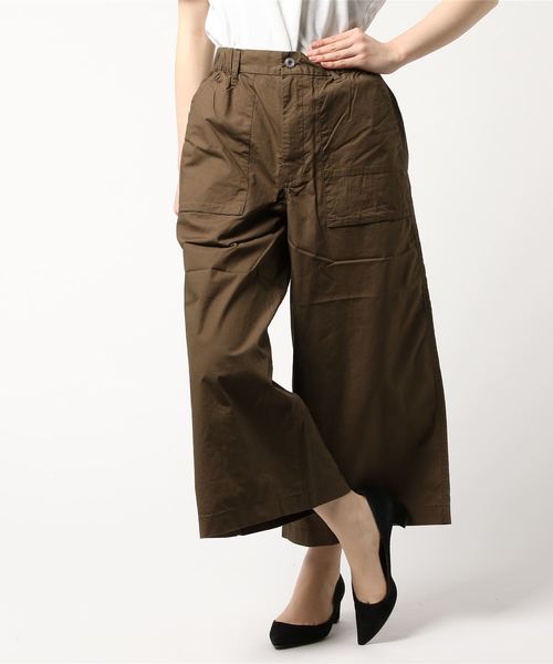 AVIREX(アヴィレックス)の「【WEB&DEPOT限定】AVIREX/ アヴィレックス/ WIDE PANTS/ ワイドパンツ(その他パンツ・レディース・ベージュ/オリーブ/ネイビー・FREE)」の7枚目の写真