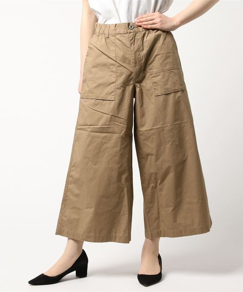 AVIREX(アヴィレックス)の「【WEB&DEPOT限定】AVIREX/ アヴィレックス/ WIDE PANTS/ ワイドパンツ(その他パンツ・レディース・ベージュ/オリーブ/ネイビー・FREE)」の1枚目の写真