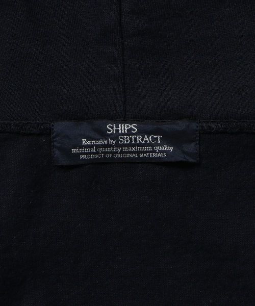 SBTRACT(サブトラクト)の「SBTRACT: フリース マシン パーカー(パーカー・メンズ・ネイビー/ベージュ/ホワイト・SMALL/MEDIUM/LARGE)」の7枚目の写真