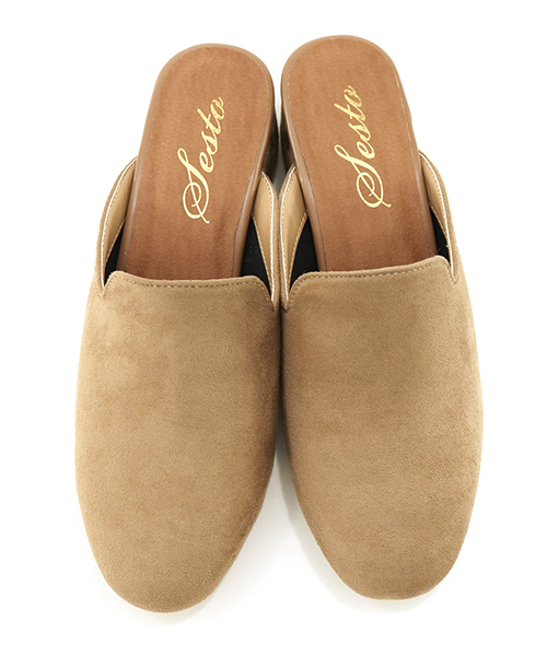 SESTO(セスト)の「スクエアトゥのバブーシュローヒールスリッパミュ-ルサンダル(サンダル・レディース・ブラック系その他/グリーン/ゴールド/ホワイト/ブラック/ベージュ/ブルー/イエロー・LL/L/3L/S/M)」の12枚目の写真