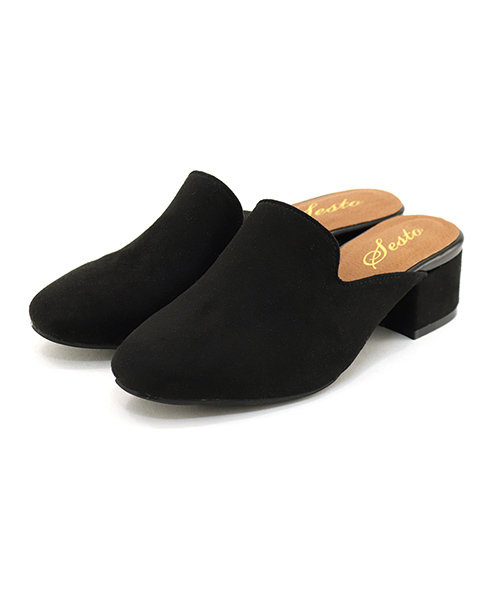 SESTO(セスト)の「スクエアトゥのバブーシュローヒールスリッパミュ-ルサンダル(サンダル・レディース・ブラック系その他/グリーン/ゴールド/ホワイト/ブラック/ベージュ/ブルー/イエロー・LL/L/3L/S/M)」の18枚目の写真