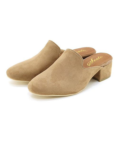 SESTO(セスト)の「スクエアトゥのバブーシュローヒールスリッパミュ-ルサンダル(サンダル・レディース・ブラック系その他/グリーン/ゴールド/ホワイト/ブラック/ベージュ/ブルー/イエロー・LL/L/3L/S/M)」の20枚目の写真