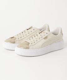 puma basket platform canvas