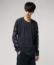 M HRLY HVY COOL SMR TEE LS/ハーレー 長袖 ロンT 袖プリント