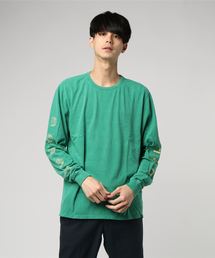 M HRLY HVY COOL SMR TEE LS/ハーレー 長袖 ロンT 袖プリント