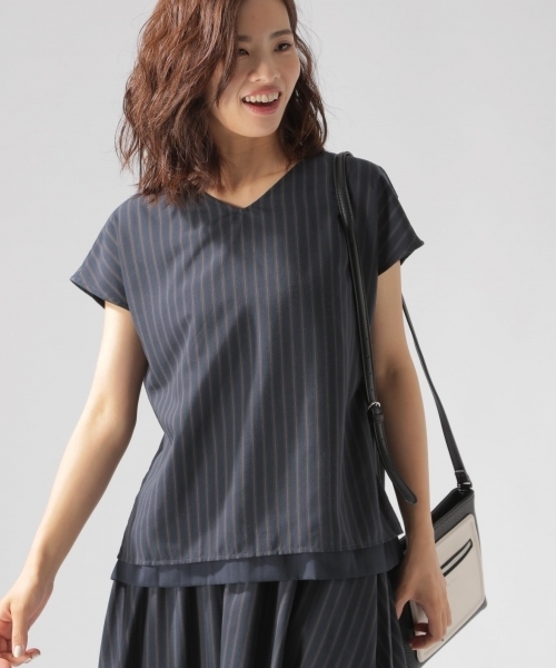 BAYFLOW（ベイフロー）の「リバーシブルブラウス（シャツ/ブラウス・レディース・その他2/その他3/その他1・SMALL/MEDIUM）」の4枚目の写真