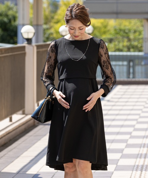 セール】【ZOZO限定】袖レースレイヤード テールカット
