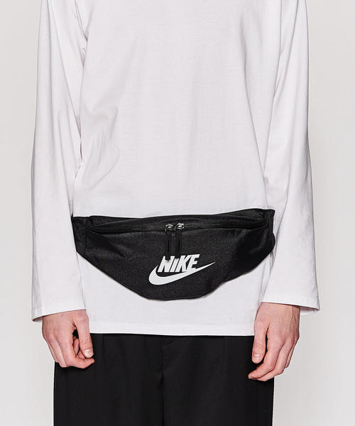 NIKE（ナイキ）の「＜NIKE＞ HERITAGE HIP BAG/ウエストバッグ（ボディバッグ/ウエストポーチ・メンズ・ブラック・FREE）」の7枚目の写真