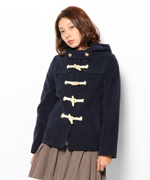 WEGO(ウィゴー)の「WEGO/ショートダッフルコート(ダッフルコート・レディース・レッド/ネイビー/キャメル・MEDIUM/LARGE)」の14枚目の写真