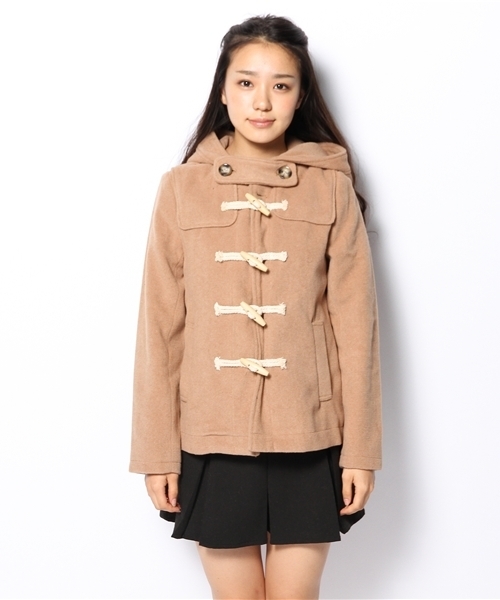 WEGO(ウィゴー)の「WEGO/ショートダッフルコート(ダッフルコート・レディース・レッド/ネイビー/キャメル・MEDIUM/LARGE)」の4枚目の写真