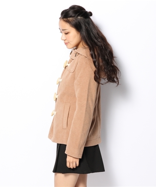 WEGO(ウィゴー)の「WEGO/ショートダッフルコート(ダッフルコート・レディース・レッド/ネイビー/キャメル・MEDIUM/LARGE)」の5枚目の写真