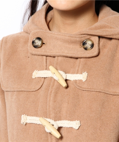 WEGO(ウィゴー)の「WEGO/ショートダッフルコート(ダッフルコート・レディース・レッド/ネイビー/キャメル・MEDIUM/LARGE)」の8枚目の写真