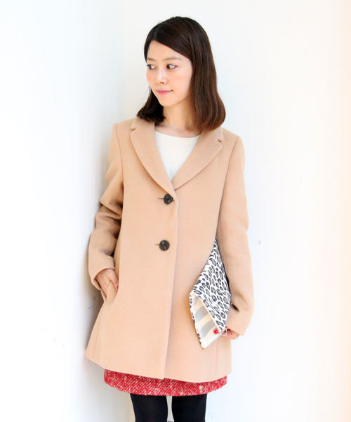 UNITED ARROWS(ユナイテッドアローズ)の「□UAB W/N DB-FACE コート(その他アウター・レディース・ブラック/ベージュ/ロイヤルブルー・36/38/40)」の1枚目の写真