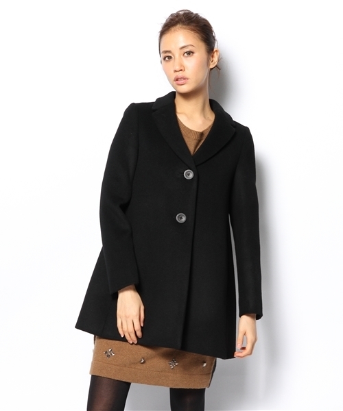 UNITED ARROWS(ユナイテッドアローズ)の「□UAB W/N DB-FACE コート(その他アウター・レディース・ブラック/ベージュ/ロイヤルブルー・36/38/40)」の2枚目の写真