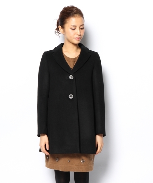 UNITED ARROWS(ユナイテッドアローズ)の「□UAB W/N DB-FACE コート(その他アウター・レディース・ブラック/ベージュ/ロイヤルブルー・36/38/40)」の4枚目の写真