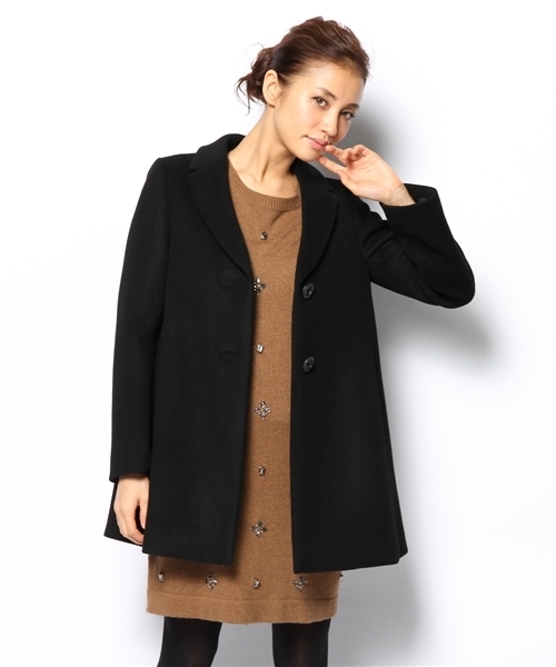 UNITED ARROWS(ユナイテッドアローズ)の「□UAB W/N DB-FACE コート(その他アウター・レディース・ブラック/ベージュ/ロイヤルブルー・36/38/40)」の7枚目の写真