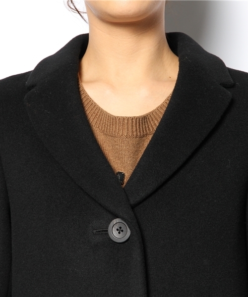 UNITED ARROWS(ユナイテッドアローズ)の「□UAB W/N DB-FACE コート(その他アウター・レディース・ブラック/ベージュ/ロイヤルブルー・36/38/40)」の8枚目の写真